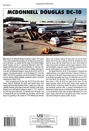 Back cover of McDonnell Douglas DC-10 Airliner Color History book