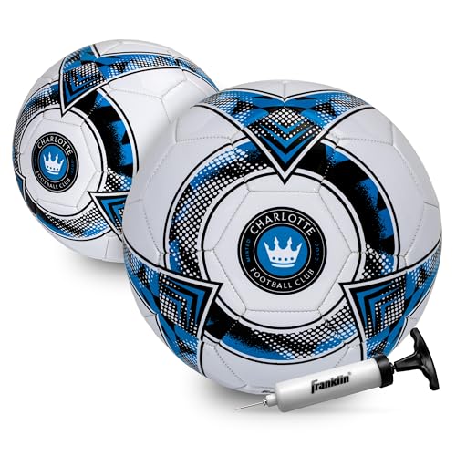 Image of Franklin Sports Official MLS Team Soccer Balls - Official Size 5 Soccer Balls - Regulation Size + Weight Soccer Ball for Kids + Adults - Boys + Girls Soccer Ball - Air Pump Included