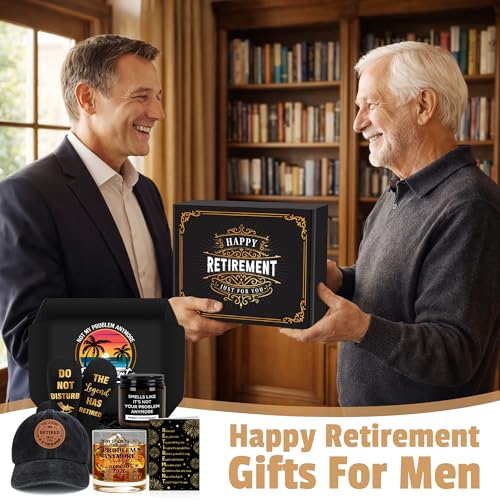 Image of Retirement Gifts for Men 2026 Funny Retired Gifts for Mens Cool The Legend Has Retired Gift Ideas Basket for Male Thoughtful Happy Retirement Gag Gift Decorations Box for Man Male Coworker Boss Dad