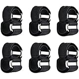 サムコス こていテープ ジョイントブラケット マジック式 6個セット 車内固定 ロッドベルト 車載釣竿 ルアーロッド ブラック