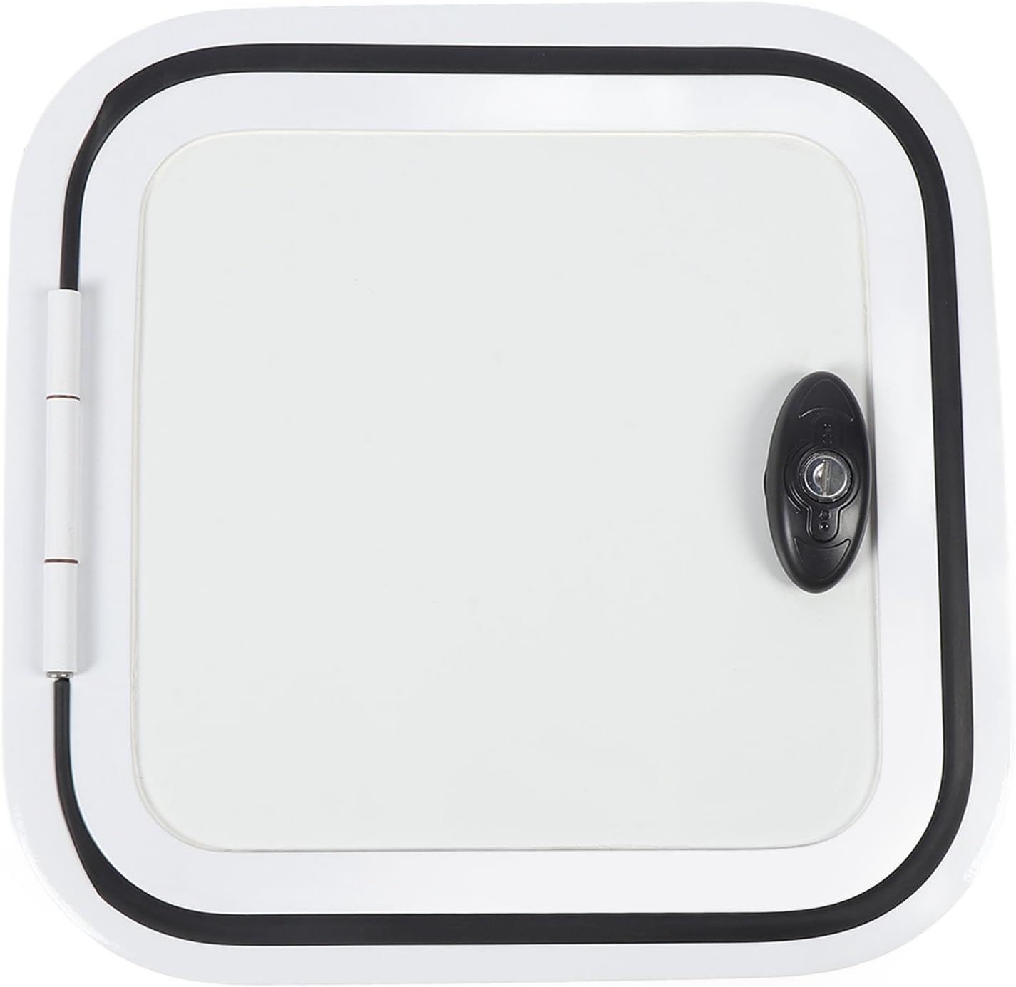 RVコンパートメントドア、14 X 14インチトラベルトレーラーアクセスドア水平または垂直設備モーターホーム用の長寿命アルミニウム合