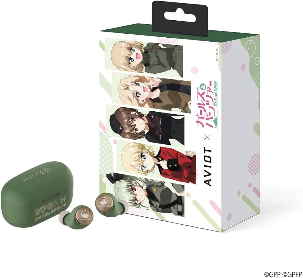 AVIOT ガルパン コラボワイヤレスイヤホン Amazon.co.jp: AVIOT ガールズ＆パンツァー コラボワイヤレスイヤホン