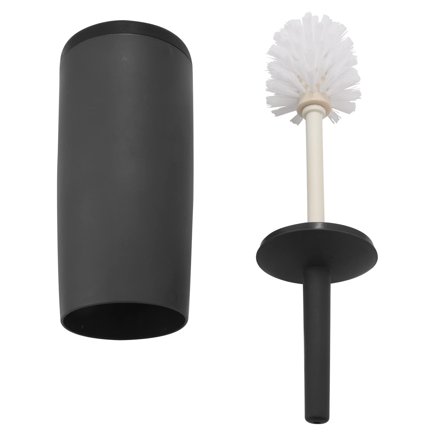 Agwuoetr Dark/Gray Toilet Brushes And Holders Toilet Bowl Brush With Holder For Bathrooms Modern Design Toilet Brush With Lid Longe