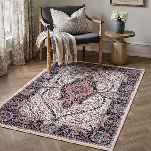 Image of Dream Weaverz Anti Slip Rectangular Carpet for Living Room & Hall | Silk | Flat Woven Soft Washable Floor Mat for Home, Bedroom Floor & Kitchen | Durable Anti Skid Rug for Daily Use (3 X 5) feet