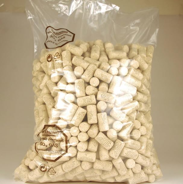 First Quality 8 x 1 3/4 First Quality Straight Wine Corks 1000 ct