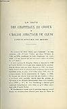 BULLETIN MONUMENTAL 90e VOLUME DE LA COLLECTION N°1-2 - LA DATE DES CHAPITEAUX DU CHOEUR DE L'EGLISE ABBATIALE DE CLUNY D'APRES UN ARTICLE DE M. PAUL DESCHAMPS PAR DESHOULIERES