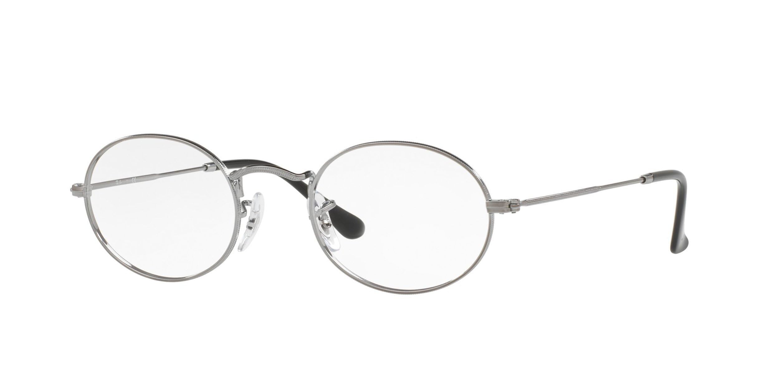 Ray-Ban RX3547V Metal Oval Prescription Eyeglass Frames