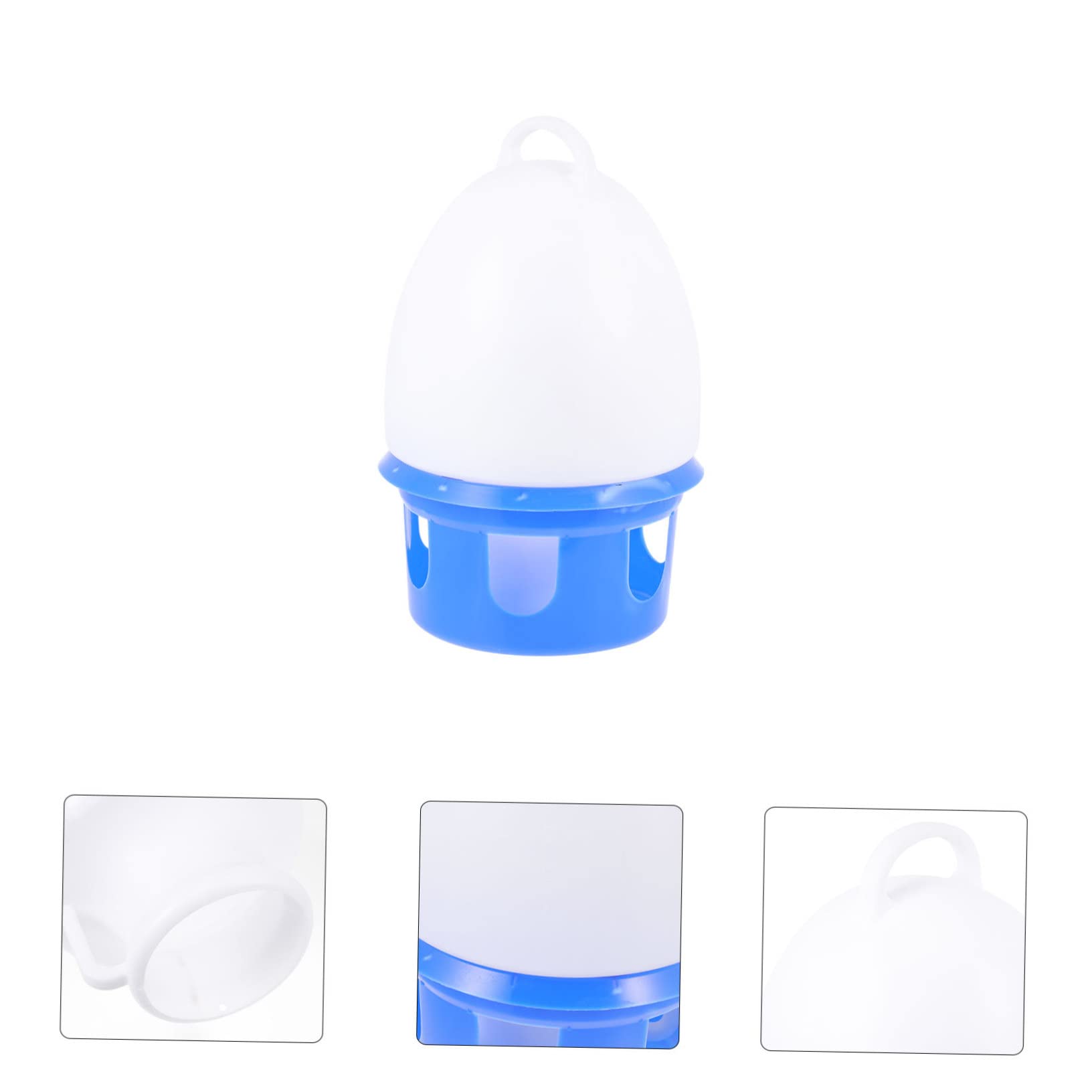 Mangiatoia Per Piccioni 12l Con Bevitore Portatile in Plastica Resistente, Distributore D’acqua Compatto Per Uccelli Domestici, Accessorio Per Gabbie Facile Da Riporre e Trasportare