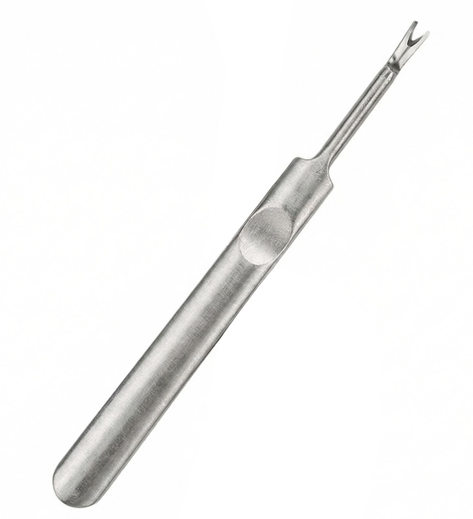 Empujador de cutículas profesional de acero inoxidable. Herramienta de manicura para adultos