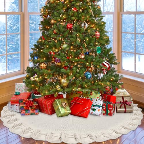 Jupe de sapin de Noël vintage Weldomcor grand format 122 cm - 5