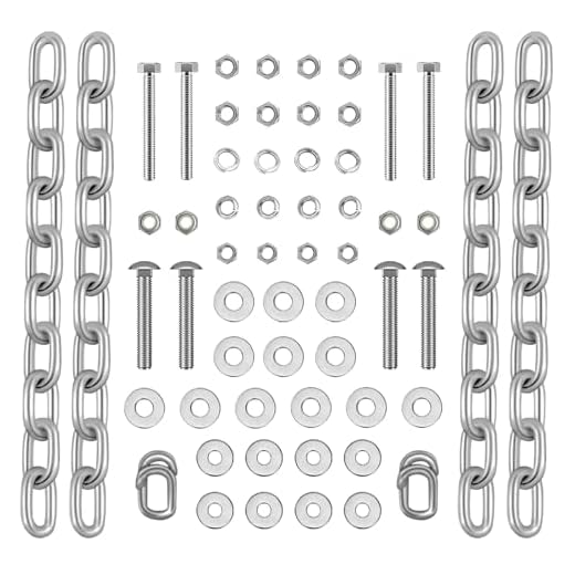 Highwild Target Mounting Kit AR500 Gong Targets Hanging Chain (2 Set)