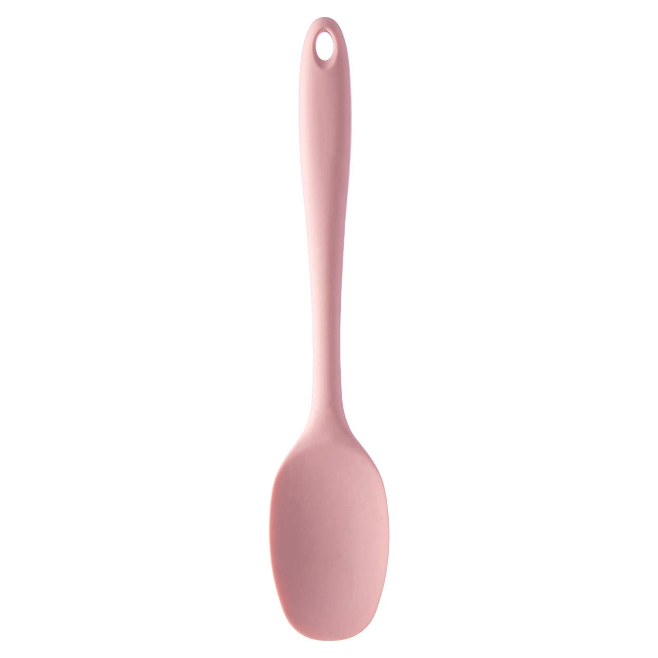 Orsina Heat-Resistant Light Pink Silicone Spoon,stain Resistant Cooking Spoon,kitchen Tool With Hanging Loop from B&Q