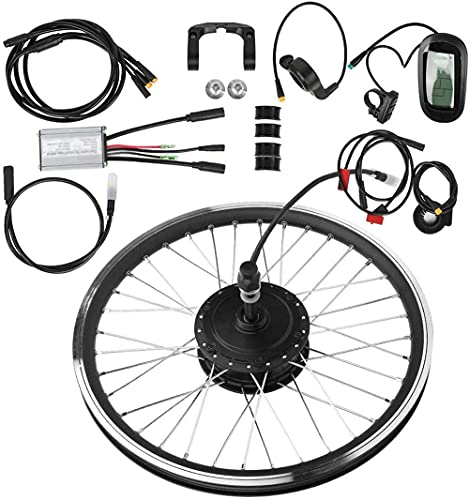ZYXU Electric Bike Conversion Kit, 36V250W 20" 24" 26" 28" 29" 700C E-Bike Conversion Kit KT-LCD6 Conversion Waterproof Electric Kit Bike Conversion Electric Kit,Rear engine,700C