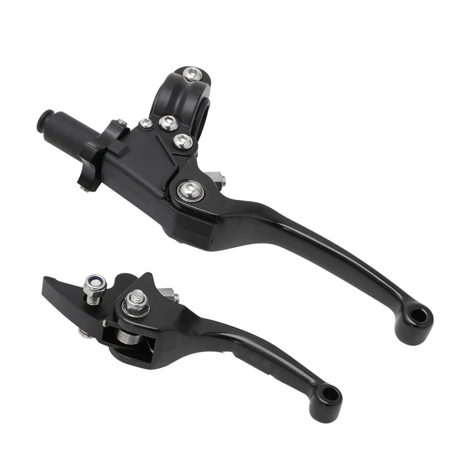 Brhqdnh Black For Suzuki Cr For Crf For Excf Yz For Yzf Kx For Klx Rm For Rmz 125 250 450 250R Motorcycle Cnc Clutch Brake Lever Motorcycle Brake Clutch(Black)