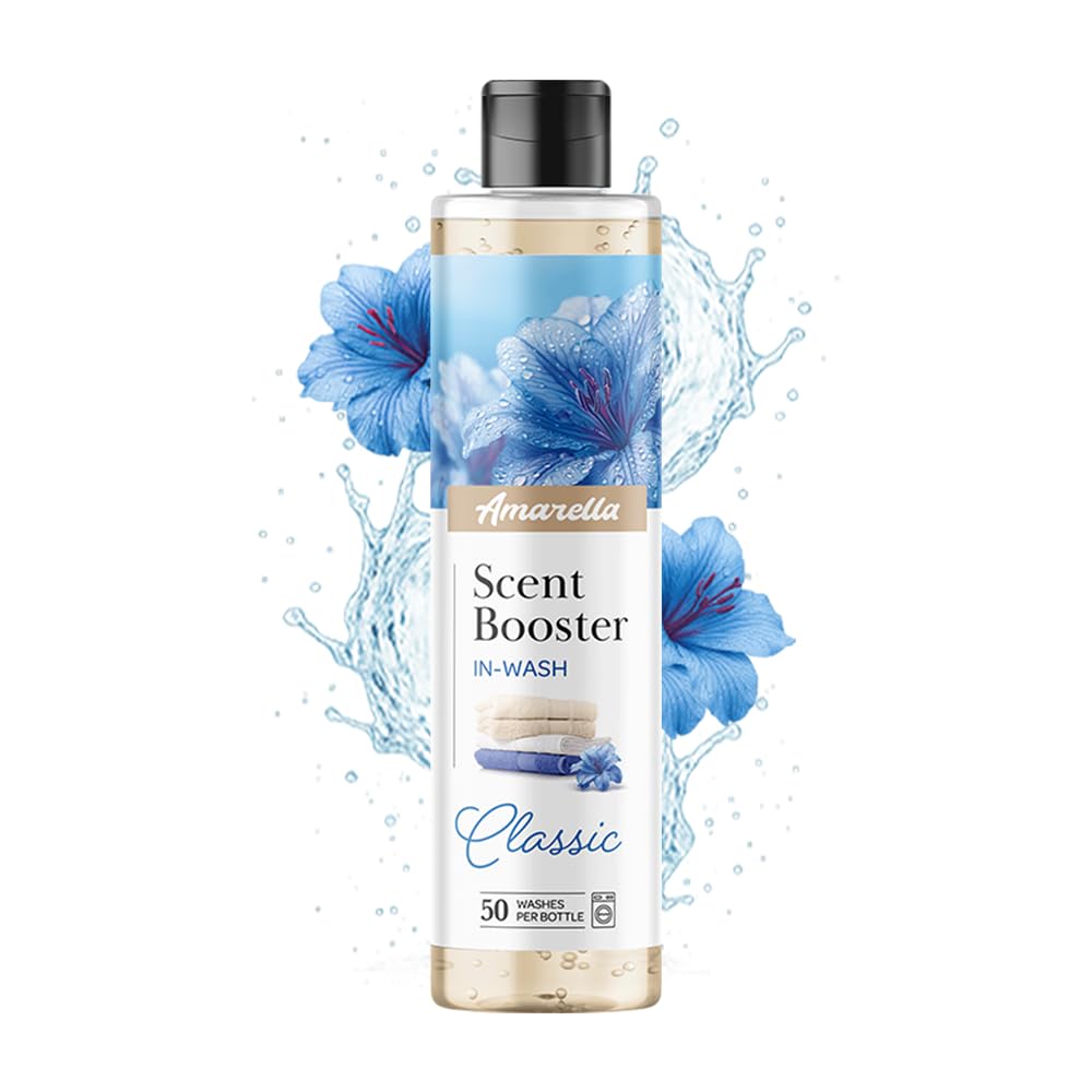AMARELLA Wäscheparfum Set 6×250 ml - Duftmix Classic Colavera Vanwood Tropicala Floralis Lily Tea - Konzentrat für Textilien, intensiver Wäscheduft, Gesamt 1,5 L (ca. 300 Wäschen)