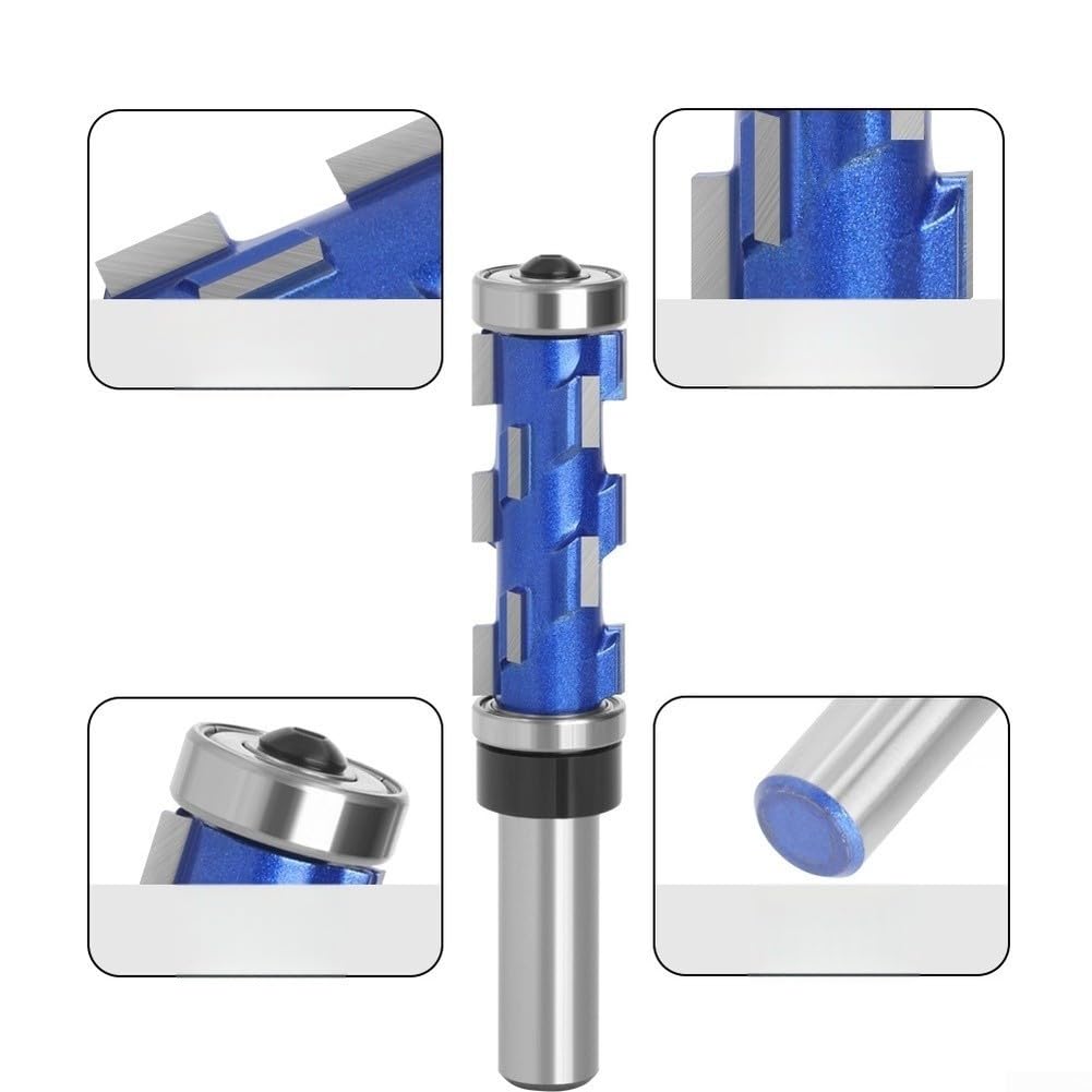 Punta Elicoidale Doppio Cuscinetto 12mm Per Punta Elicoidale(12mm 2PCS)