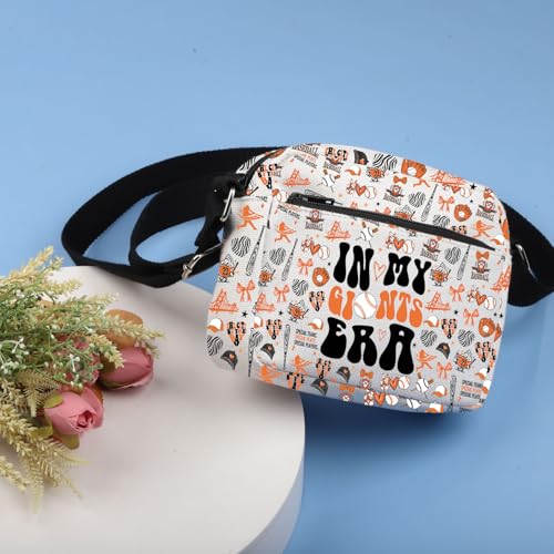 Image of Lywjyb Birdgot Baseballs Crossbody Bag Baseball Game Day Gift Baseballs Fan Gift Baseball Lover Merch