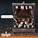 Forged Dice Co. Mimic Chest Dice Storage Box - Holds up to 35 DND Dice or 5 Polyhedral Dice Sets - Great DND Gifts for Men & Compatible with Dungeons & Dragons