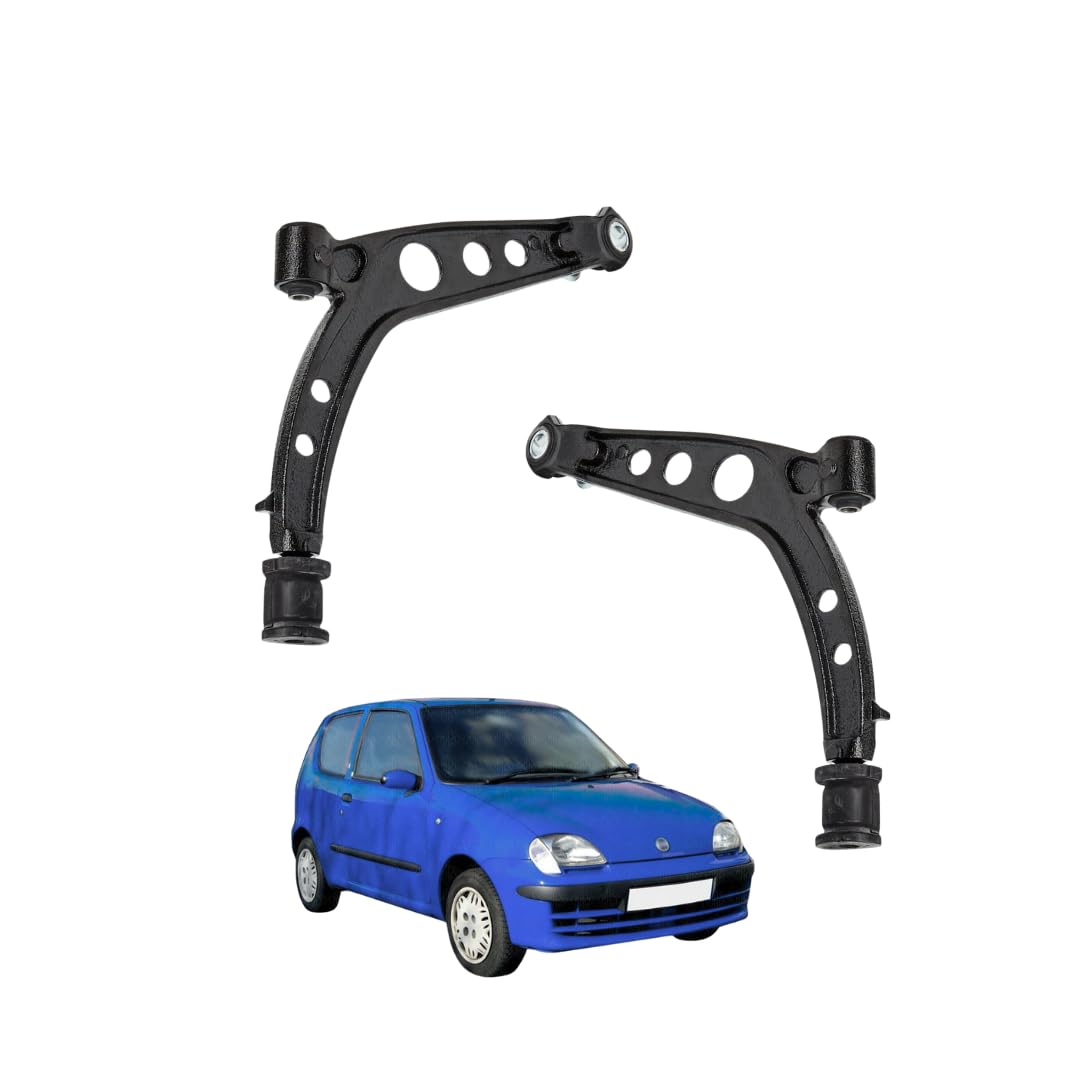 KIT 2 Bracci Braccetti Oscillanti Sospensione compatibile con 600 Seicento Fiat 500 Cinquecento