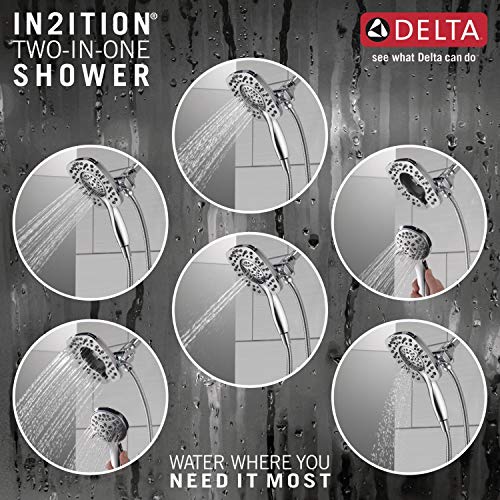 Delta Faucet 58498 Combinaison In2ition douche chromée 4 réglages - 6