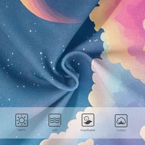 Fun Print Girls Underwear Toddler 2t Cotton Little Girl Panties Gradient Color Night Sky Kids Briefs Undies3