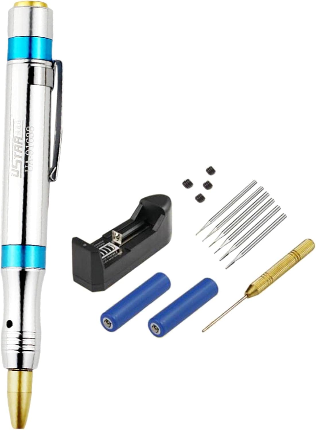 Portable Modeling Tool Lightweight Carving Shaping Rotary Tools with Drill Bits with Rechargeable Battery for Hobby Arts Enthusiast Beginners