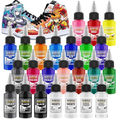 24-Color Leather Paint with Primer