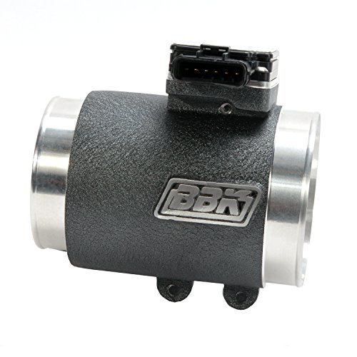 BBK 8002 76mm Mass Air Flow Meter MAF Sensor Calibrated For 19 lb Injectors, Cold Air Kit Calibration for Ford Mustang 5.0L
