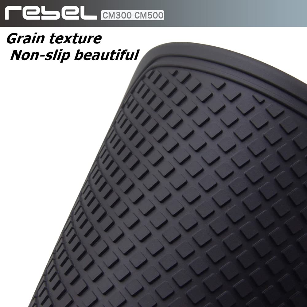 Protezione Serbatoio In Gomma Per Honda Rebel CMX 500 300 - Adesivi Antiscivolo E Antigraffio, Accessori Moto, Coppia, Colore Nero