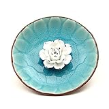 MEDOOSKY Ceramic Yoga Stick Incense Burner Holder (Handmade)