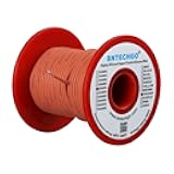 BNTECHGO 20 Gauge Silicone Wire Spool 100 ft Orange Flexible 20 AWG Stranded Tinned Copper Wire