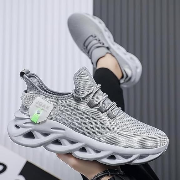 Image of Mens Running Walking Tennis Shoes Mens Casual Fashion Gym Hiking Shoes for Men Sneakers Work Breathable Comfortable Lightweight