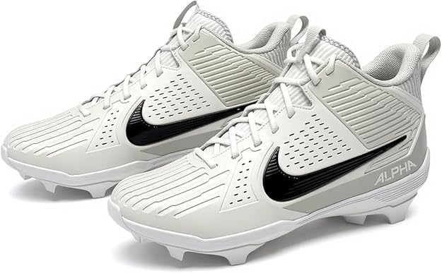 Nike Alpha Menace Strong Men's Football Cleats 'White Metallic Silver TB' (IB2572-106) - Size 16 - Image 2
