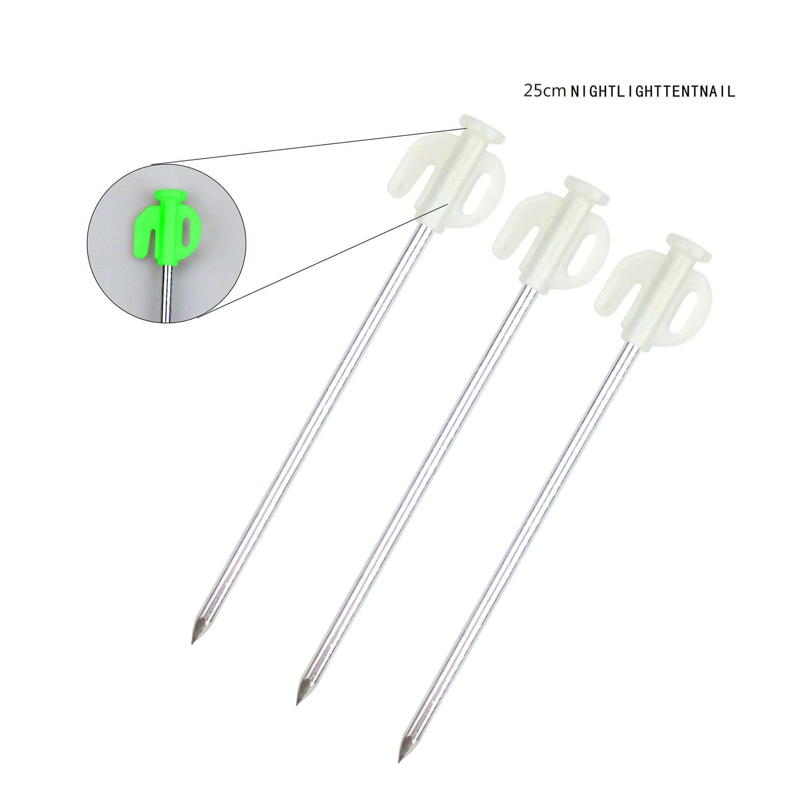 Piquets de Tente imprenables et inflexibles, auvents, Clous, pour sécuriser Le Camping, Accessoires de stabilité, 10 pièces