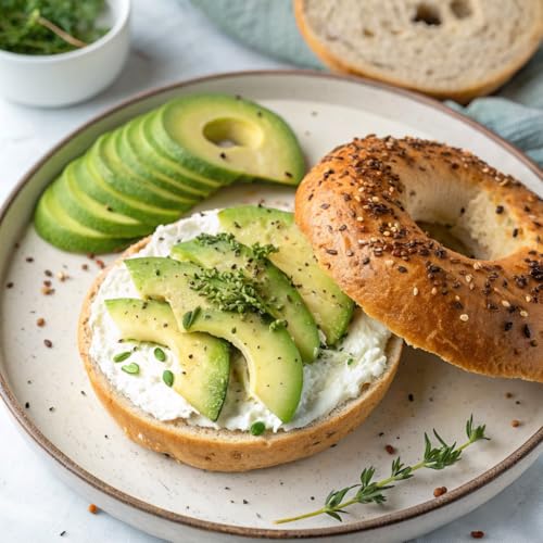 Image of ROYO BREAD CO. 2-Pack Low Carb Artisan Bread and Bagels, 30-80 Calories (Everything Bagel & Artisan Bread)
