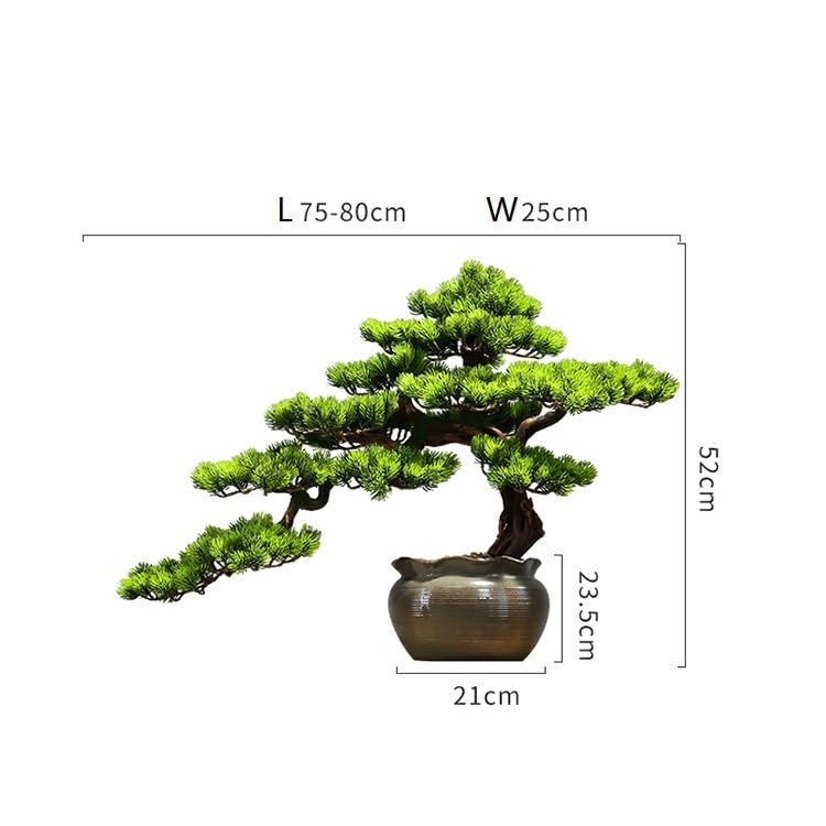 Árbol simulación con adornos de bonsái creativos de alta fidelidad visual 2