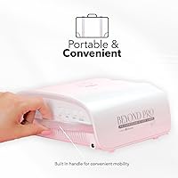 Vista 7 de KIARA SKY Lámpara de uñas UV, lámpara de uñas LED, secador de uñas inalámbrico y recargable, luz UV de curado rápido para esmalte de uñas de gel