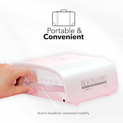 Miniatura 7 de KIARA SKY Lámpara de uñas UV, lámpara de uñas LED, secador de uñas inalámbrico y recargable, luz UV de curado rápido para esmalte de uñas de gel