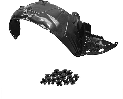 Parts N Go Fender Liner wClips Para Accord Coupé 2003-2007 Delantero Derecho Lado del pasajero HO1249117 74101SDNA00