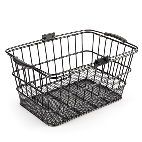 CXWXC Front Bike Basket with Handle– Detachable Bicycle Basket for