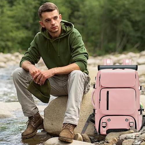 Carry on Travel Backpack - Carry-On Travel Backpack Luggage Bag |18.11x11.81 inch Duffel Backpack for Outdoor Travel, Nylon Fabric Storage Bag for Business Trip, Outdoor Activities, Traveling, College3