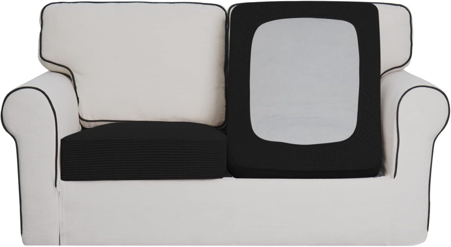 EasyGoing Stretch Individual Loveseat Couch Cushion Cover Sofa Cushion Furniture