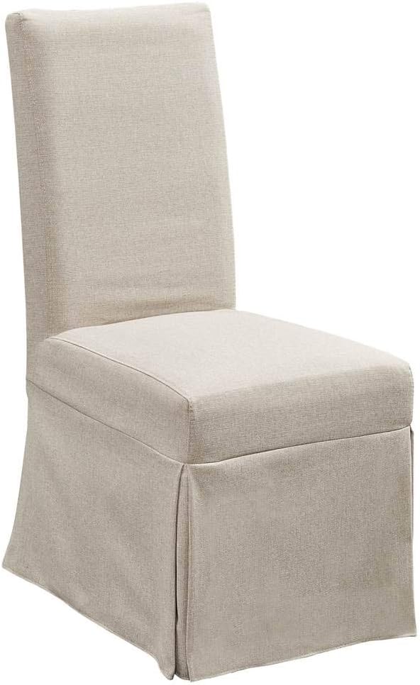 Progressive Furniture Muse Upholstered Parsons Chair w/Cover (2/Ctn), Weathered Pepper
