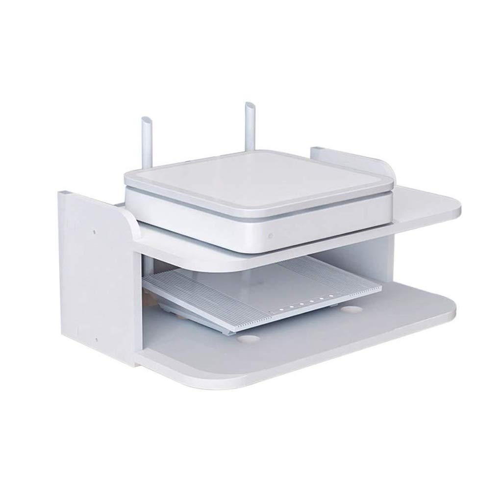 Estante de almacenamiento para router en cocina o dormitorio minimalista libre de cables 6
