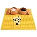 NLLeZ 1 Set Cinese Go Chess Set Baduk Checkers Entertainment China Vecchio Board Scacchi Artificiale Pelle Pieghevole Pieghevole Pieghevole Giocattolo Magnetico Weiqi Gioco Gift