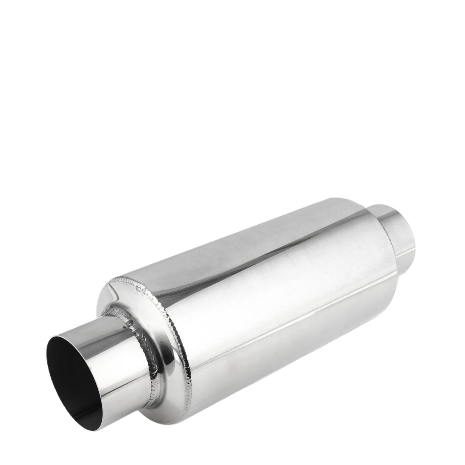 Edelstahl-Endrohr Für-Auspuffanlagen, Schalldämpfer-Resonator-Länge 12 Zoll (30,5 Cm) / 2,5 Zoll (7,6 Cm)(2.5inch)