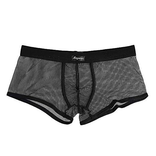 CaleçOn Large Homme Hommes Slips Sexy sous-vêtements caleçons Shorts Lettre Boxer Poche bombée imprimé sous-vêtements pour Hommes Mini Slip De Bain Homme