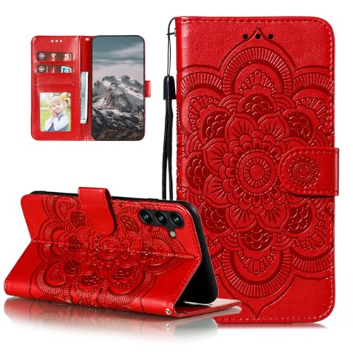 Etui pour Samsung Galaxy S24 antichoc portefeuille à sangle