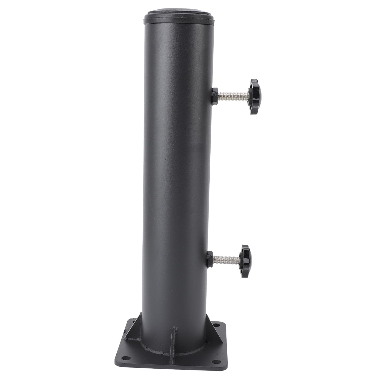 CHICIRIS Portaombrelli da Patio con Base Sigillata, Supporto per Terrazza | Base Ispessita da 4,1 Mm, 4 Supporti Rinforzati, 3 Manicotti in PVC per Pali da 1,25-1,9 Pollici, Viti Metalliche Antiruggine