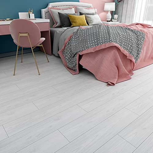 LaCheery Grey and White Wood Look Vinyl Planks #TOP25